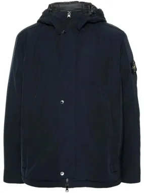   Stone Island  Compass-Badge Jacket Blue  Daunenjacken 